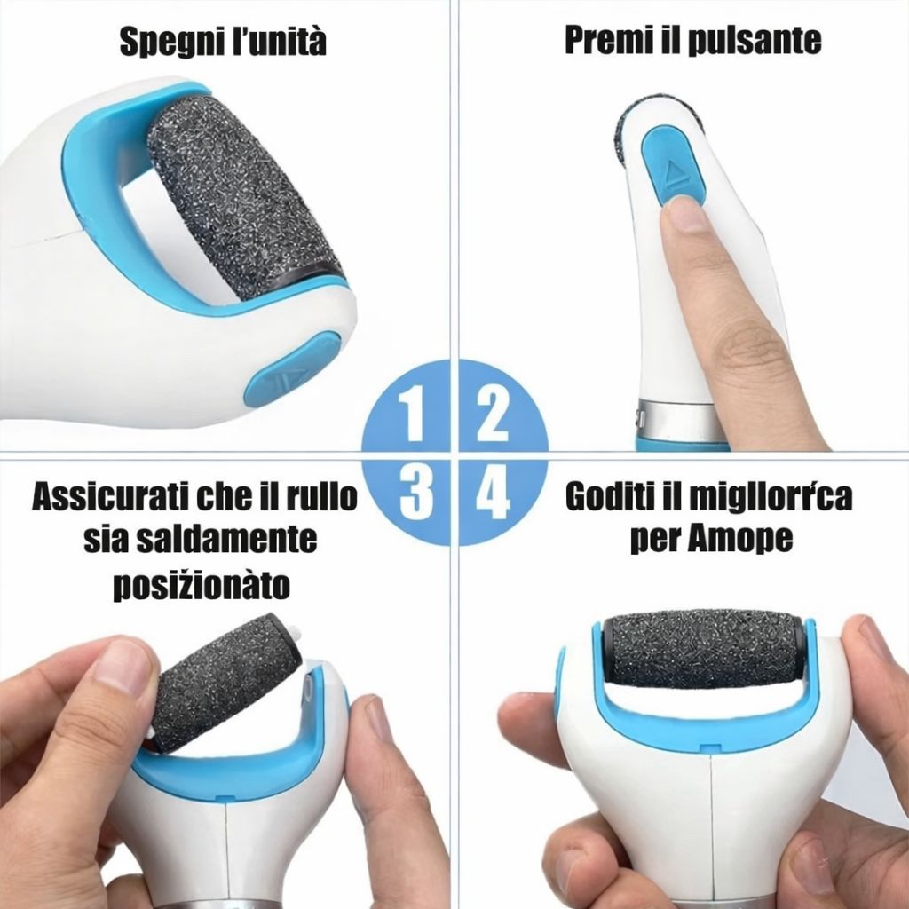 Lima Elettrica per Piedi – Foot Pro